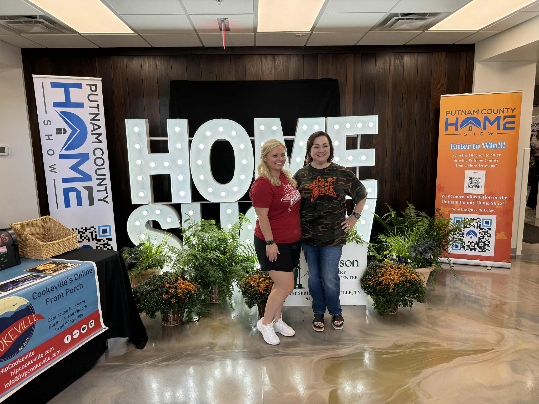 The Winn Productions team welcoming visitors to a regional home show